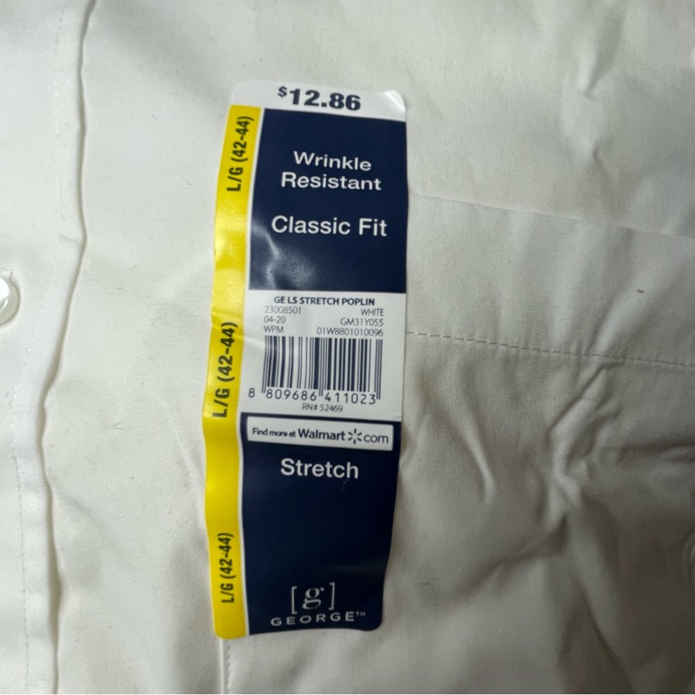 - George Classic Fit LS shirt Size L (42-44) - Picture 7 of 13